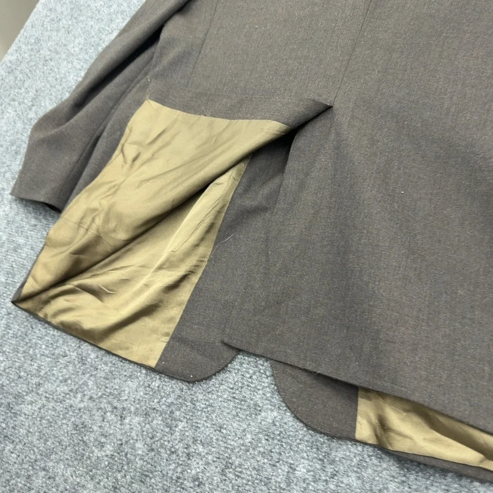 Vintage Eagle Clothes Blazer Mens 46R Brown Wool Two Button Professional Classic